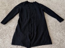 Charter Club Luxury 100 Cashmere Black Cardigan Size Medium