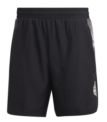 NEW Men's Adidas HIIT Training 7'' Shorts HN8541 in BLACK/WHITE in a SIZE LARGE