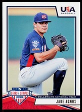 2019 Panini Stars & Stripes USA Baseball Jake Agnos 25