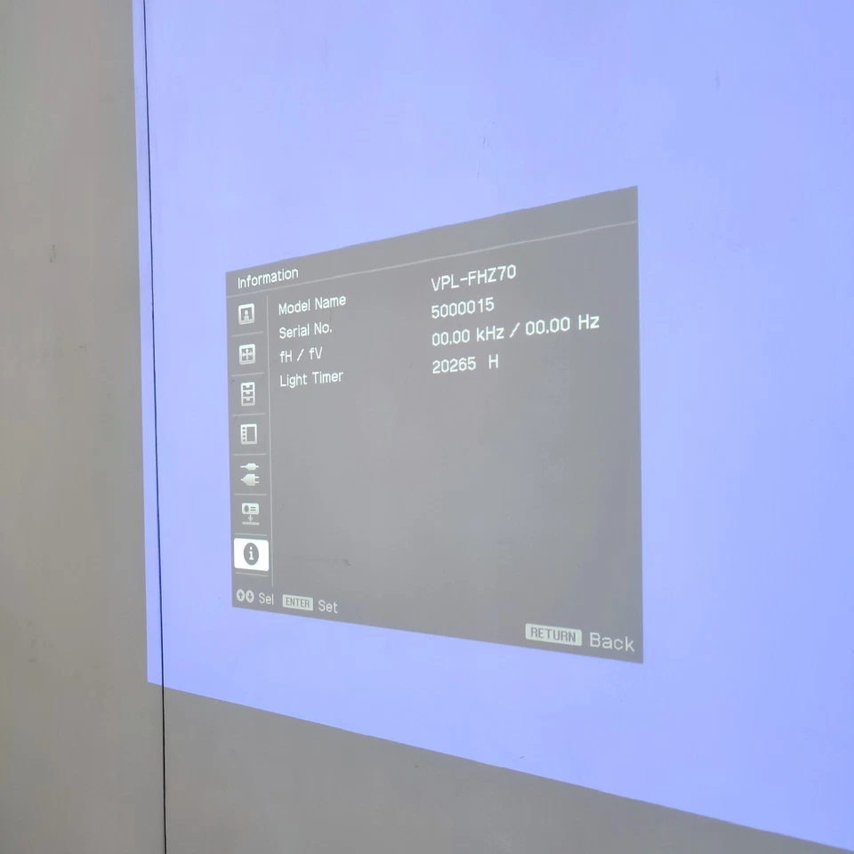 SONY VPL-FHZ70 LCD PROJECTOR 20 265 STD - Bild 2 von 4