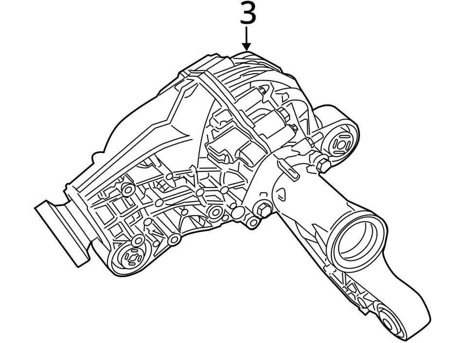 Carrier Front 3.45 Ratio Fits 11-24 DURANGO 3111341 - Image 4 of 4