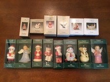 Vintage Goebel Annual Edition Christmas Ornaments 1978-1991 - Lot Of 14.Most MIB