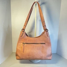 American leather Company Purse Shoulder bag in terracotta pink 12x10x5