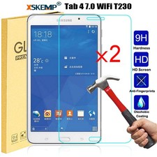 2Pcs Samsung Galaxy Tab 4 7.0 T230 T231 T235 9H Tempered Glass Screen Protector
