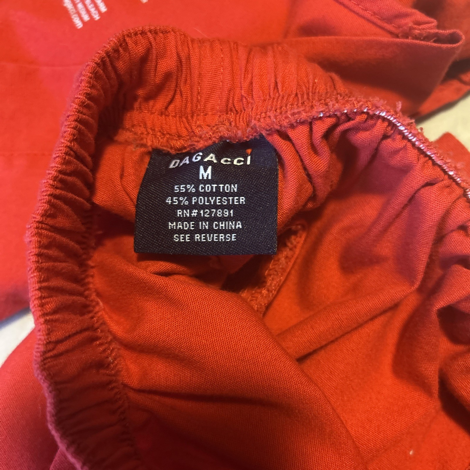 Dagacci red scrub set medium - image 8