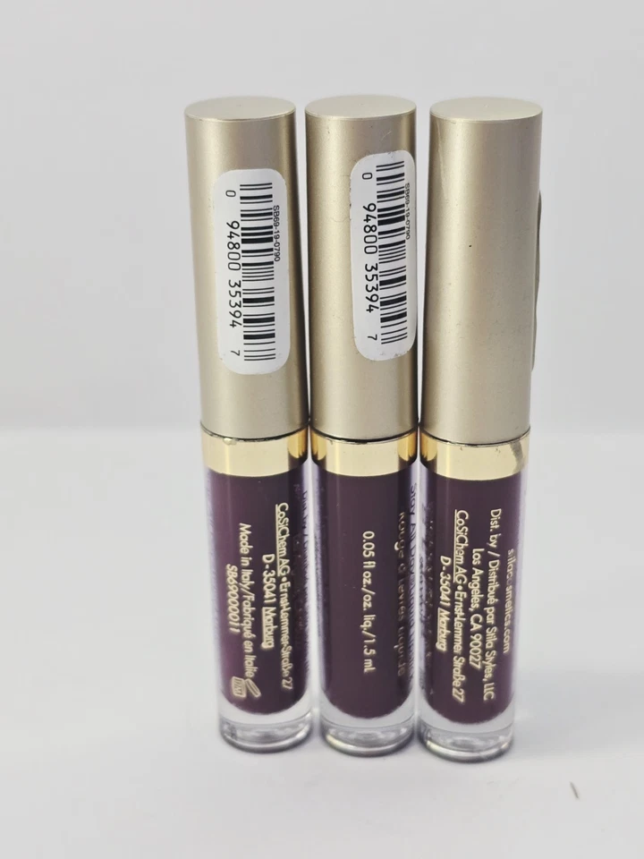 lot of 3 Stila Stay All Day Liquid Lipstick Chianti TRAVEL SIZE 0.05 fl oz each - Image 3 of 4
