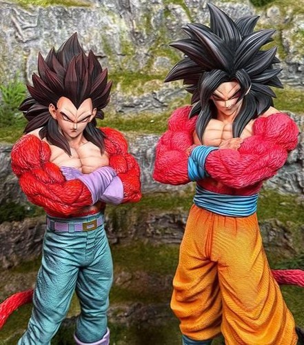 Statue Vegeta Super Saiyan 4 – Dragon Ball GT, 30cm (10 Pouces) En PVC