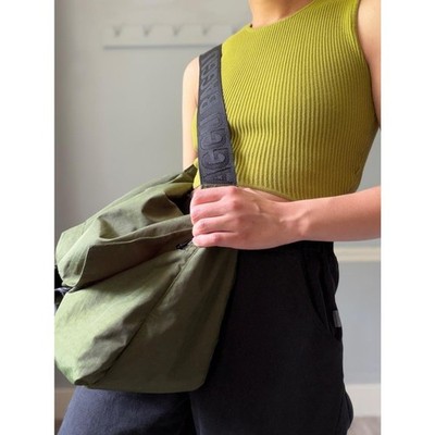 Baggu Recycled Nylon Messenger Bag Bay Laurel