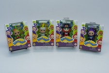 Teletubbies 2.5" Flocked Collectible Figures Complete Set of 4 Halloween CheeBee