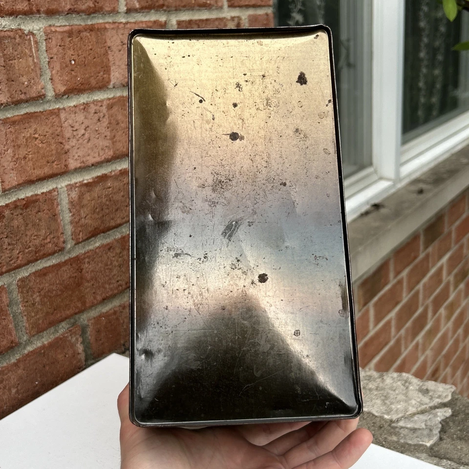 Antique Blue Tin Pail Tiger Tobacco 1900s Antique Lunchbox Rare P Lorillard Co - Image 3 of 4