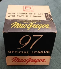 Vintage BRUNSWICK MACGREGOR Official League 97 Baseball Sealed & Unopened / NOS