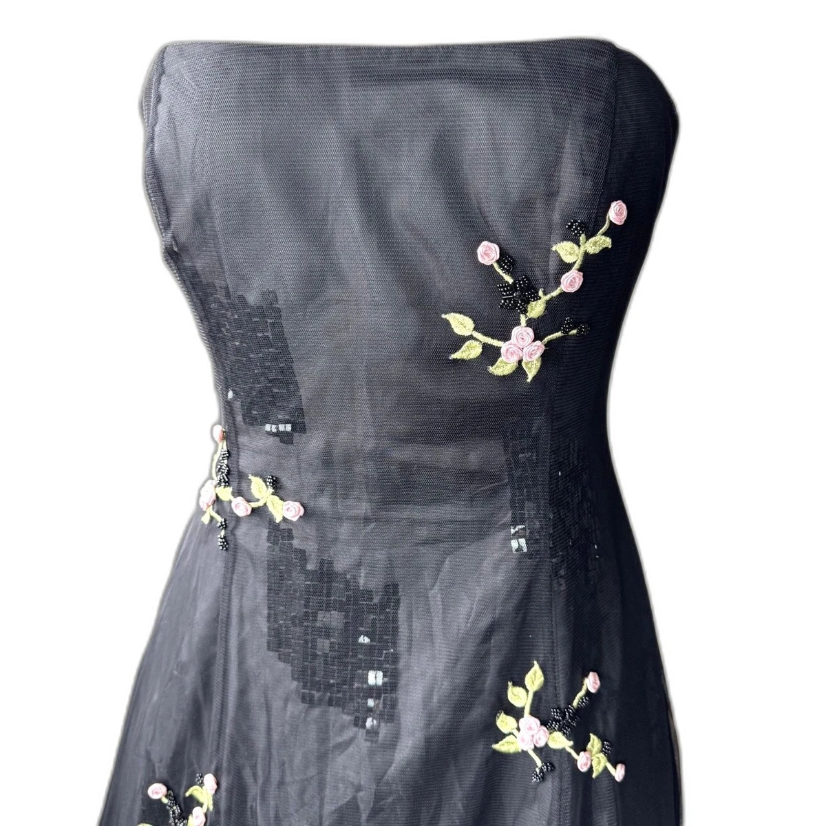 strapless open back dress MISHA COLLECTION Jordanne Dress main image 1