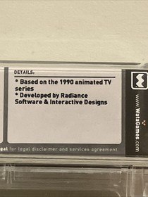 Disneys Talespin Turbografx 16 Wata 9.2 A Factory Sealed New Graded