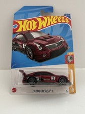 Hot Wheels '16 Cadillac ATS-V R HW Turbo Red/Black Diecast 1:64 Racing Car
