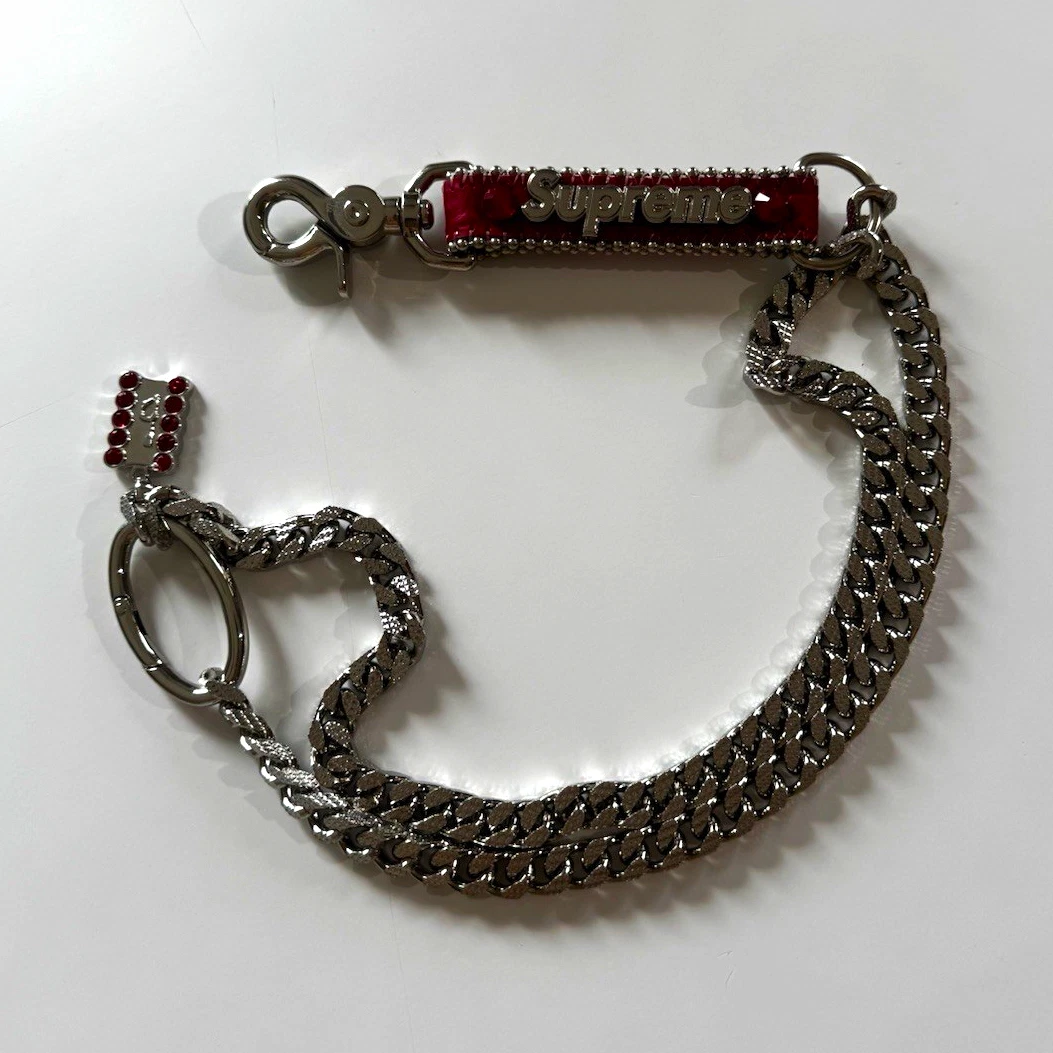 Supreme B.B. Simon Chain Red IN HAND SHIPS NOW