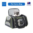 Durable Pet Carrier Bag Cat Dog Travel Shoulder Tote with Breathable Mesh