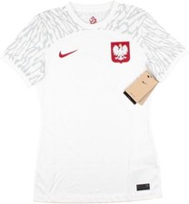Poland Soccer Jersey Nike Womens LARGE L Home White Polska DN0773 New NWT $95