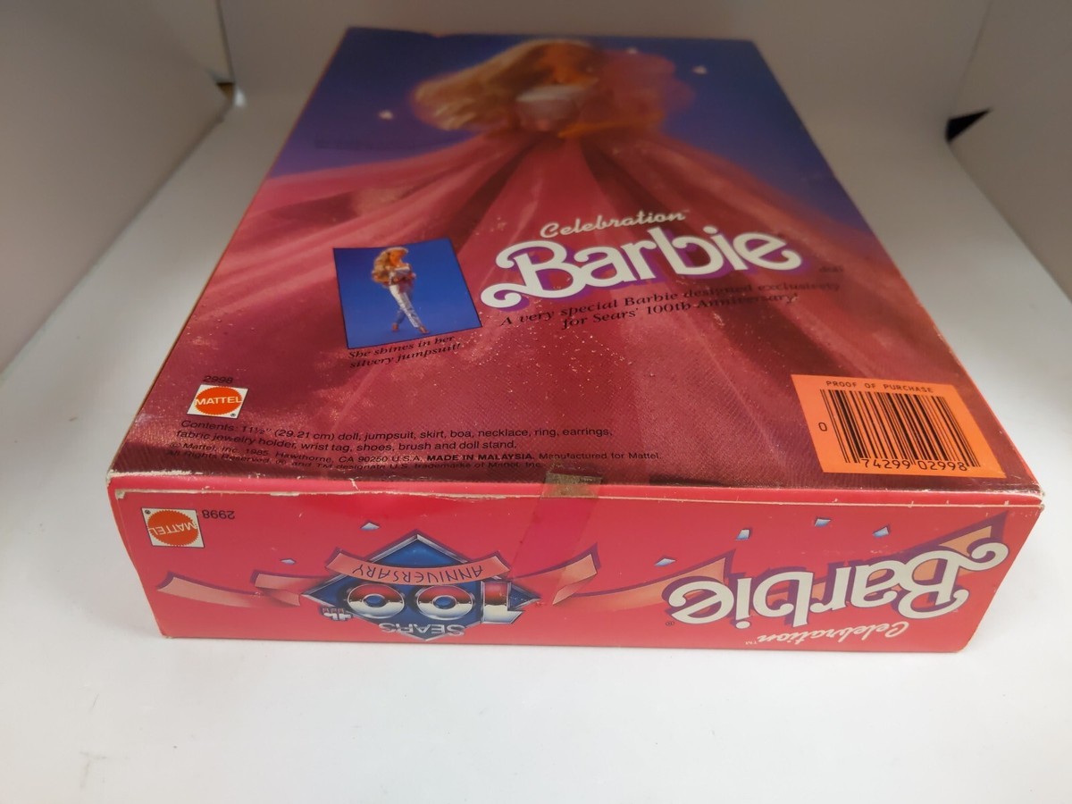 Celebration Barbie Sears 100th Anniversary Doll 1985 Mattel