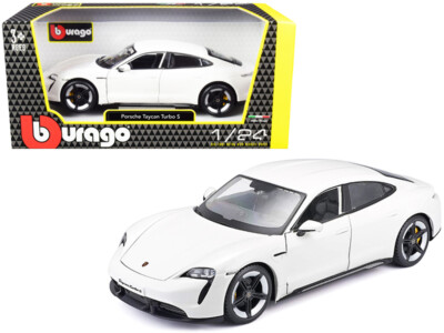 Porsche Taycan Turbo S White 1/24 Diecast Model Car by Bburago | eBay