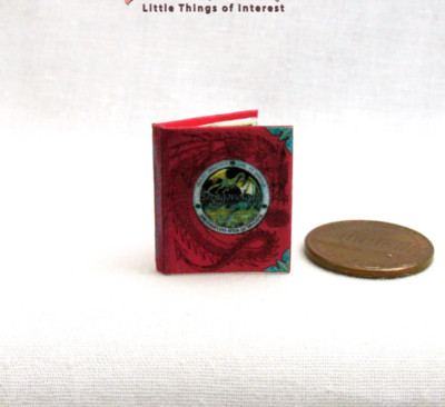 THE COMPLETE BOOK OF DRAGONS 1:12 Scale Miniature Readable Illustrated Book