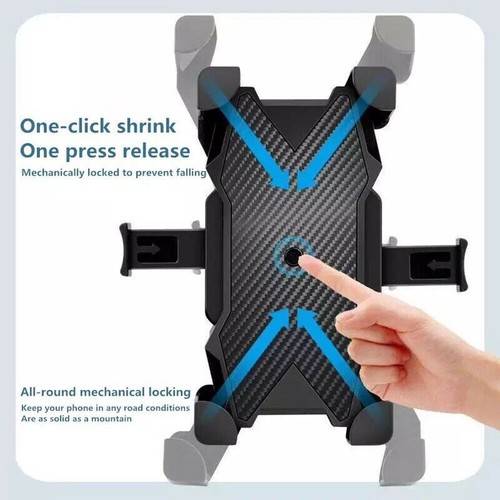 Adjustable Bicycle Road Bike Phone Holder Mount Holder for Handlebar Universal - Picture 6 of 14