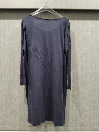 Hanro Purple Long Sleeve Crew Neck Nightgown Women's Size S_petit - Picture 4 of 4
