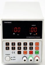 Tekpower TP3005DC Digital DC Power Supply 30V 5A Key Pad Control Single Output