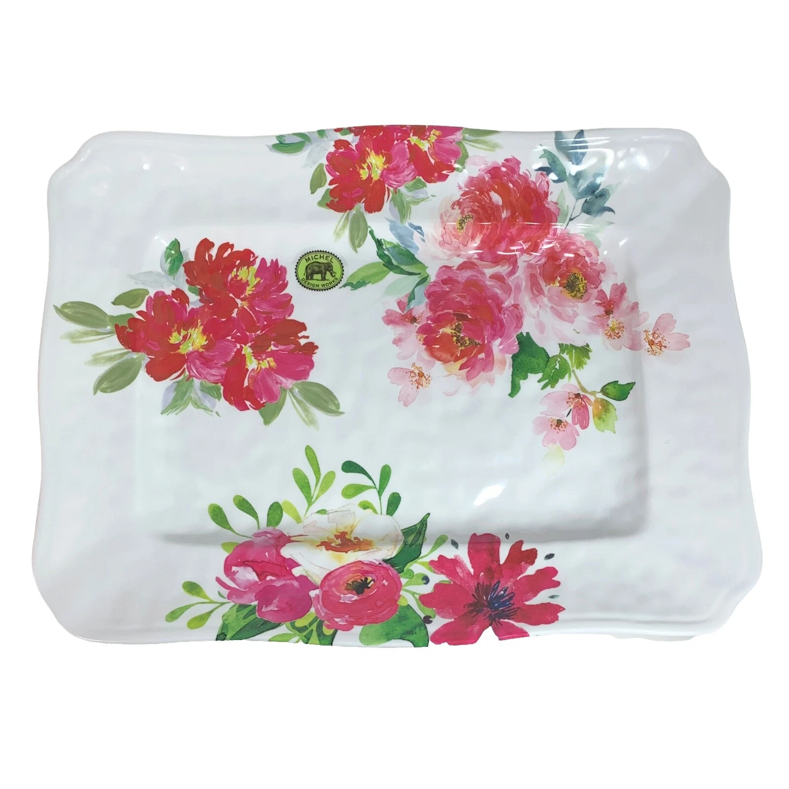 Melamina Platos Floral