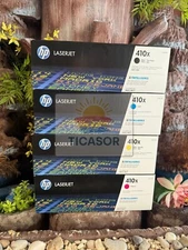 HP 410X Set Toner Cartridges (CMYK) -  CF410X - CF411X - CF412X - CF413X