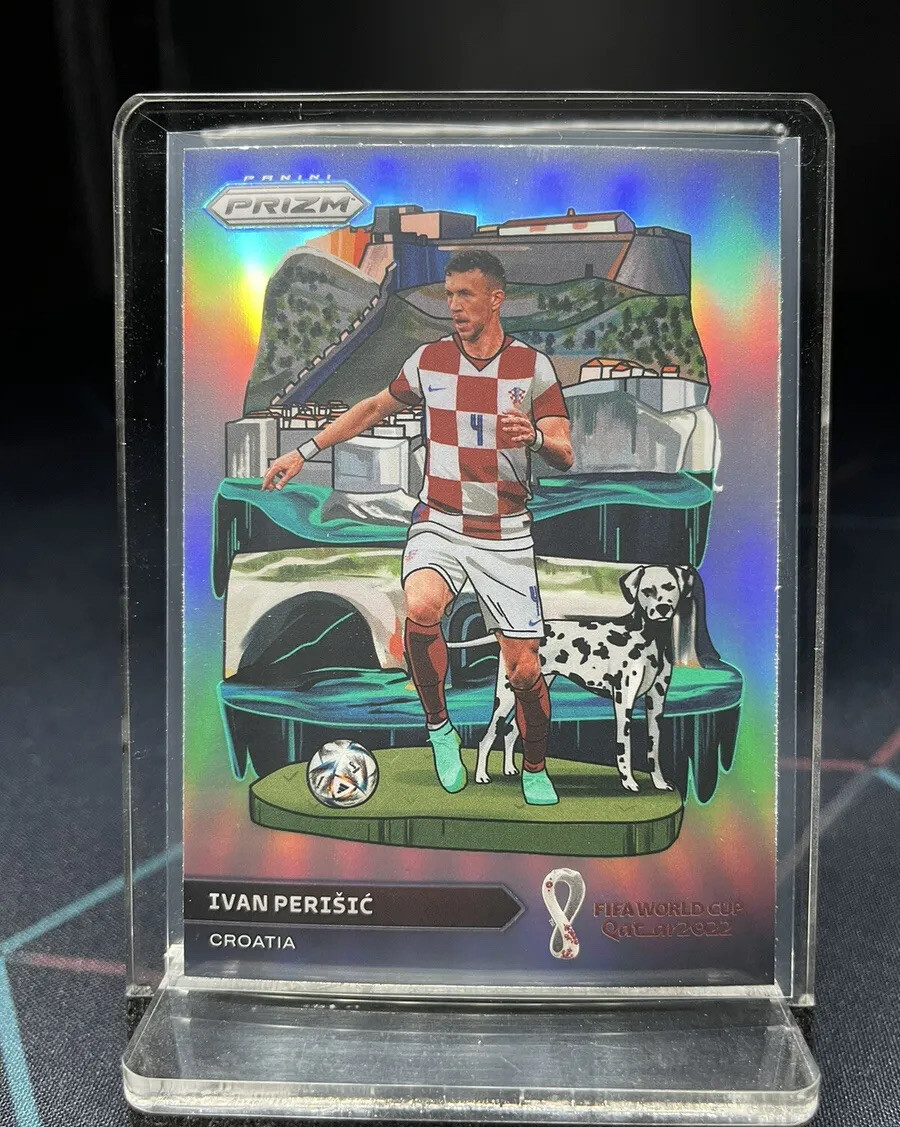 2022 Panini Prizm FIFA World Cup Qatar Ivan Perisic National Landmarks Case Hit