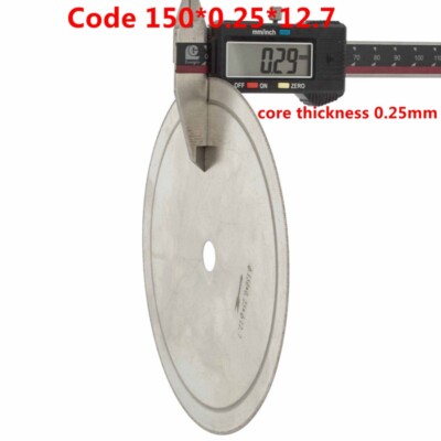 Diamant-Trennscheiben Set - 2 Stück 150mm Für Steine, Lapidar Sägen Mit 5/8" Arbor