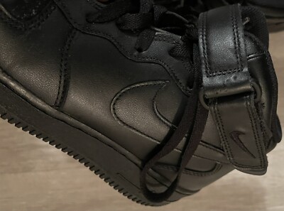 Mens Size 8 - Nike Air Force 1 Mid '07 Triple Black 883418228378| eBay Mens Size 8 - Nike Air Force 1 Mid '07 Triple Black 883418228378| eBay