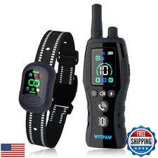 WITPAW Dog Shock Training Collar 4900FT Pet Trainer Collar with Remote/Call F