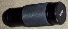 VIVITAR 35-200 1:3.0-4.5 MACRO FOCUSING ZOOM LENS WITH LEATHER POUCH