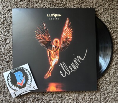 ILLENIUM SIGNED ASCEND VINYL LP record Beckett BAS autograph DJ EDM RARE