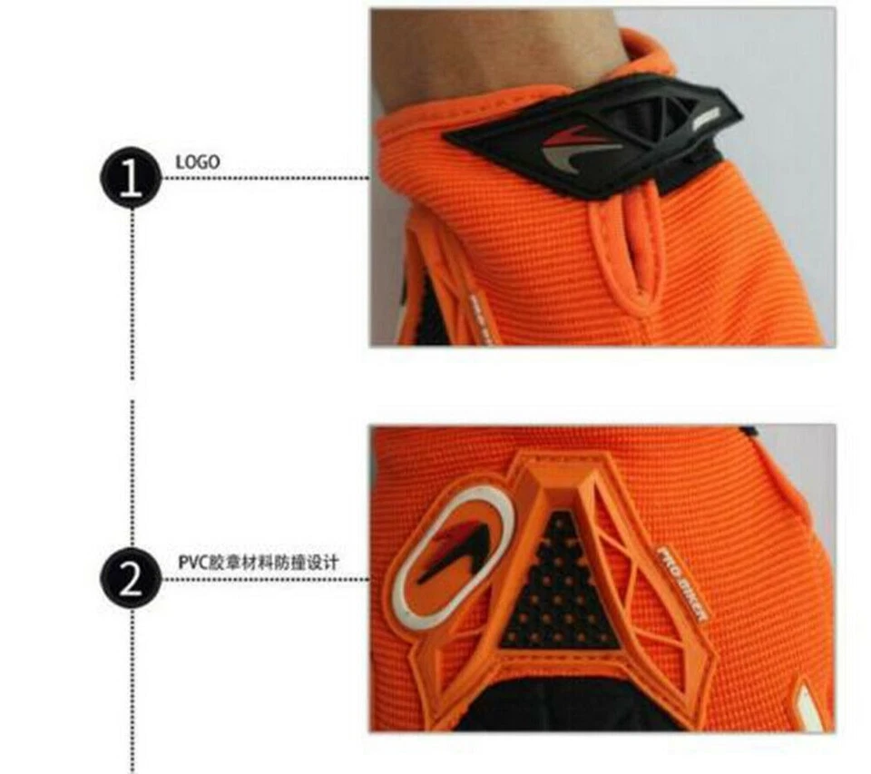 Men Cycling Half Finger Gloves Breathable Bike Bicycle Gloves Fingerless Mittens - Image 4 of 4