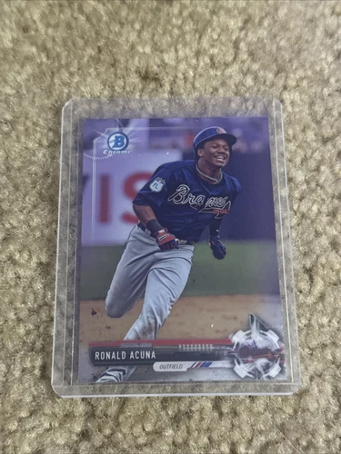 2017 Bowman Chrome Refractor Ronald Acuna #BDC-39