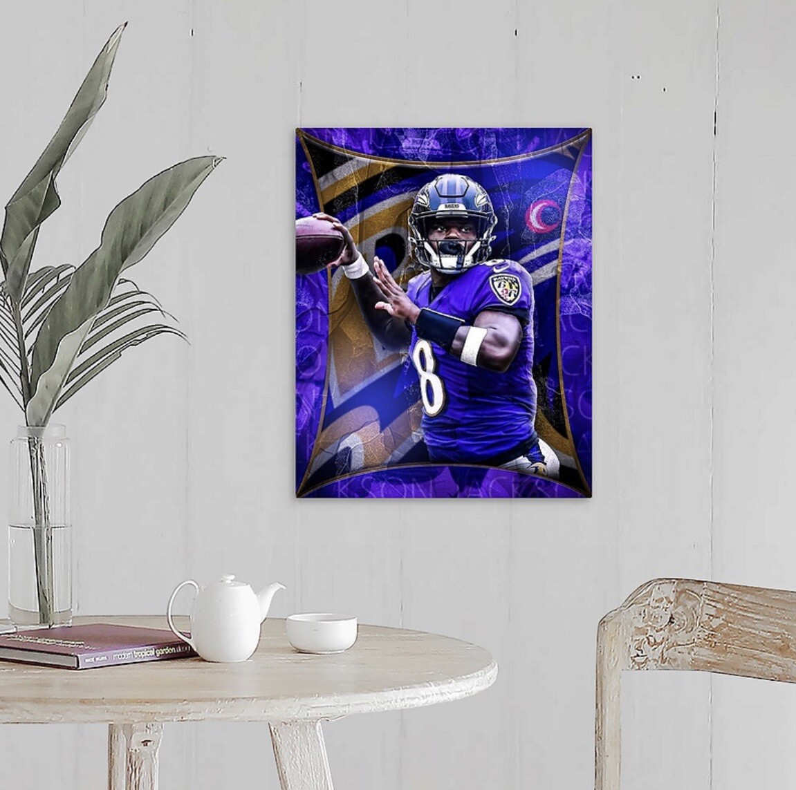 Lamar Jackson Canvas 16x20 Baltimore Ravens NFL | eBay