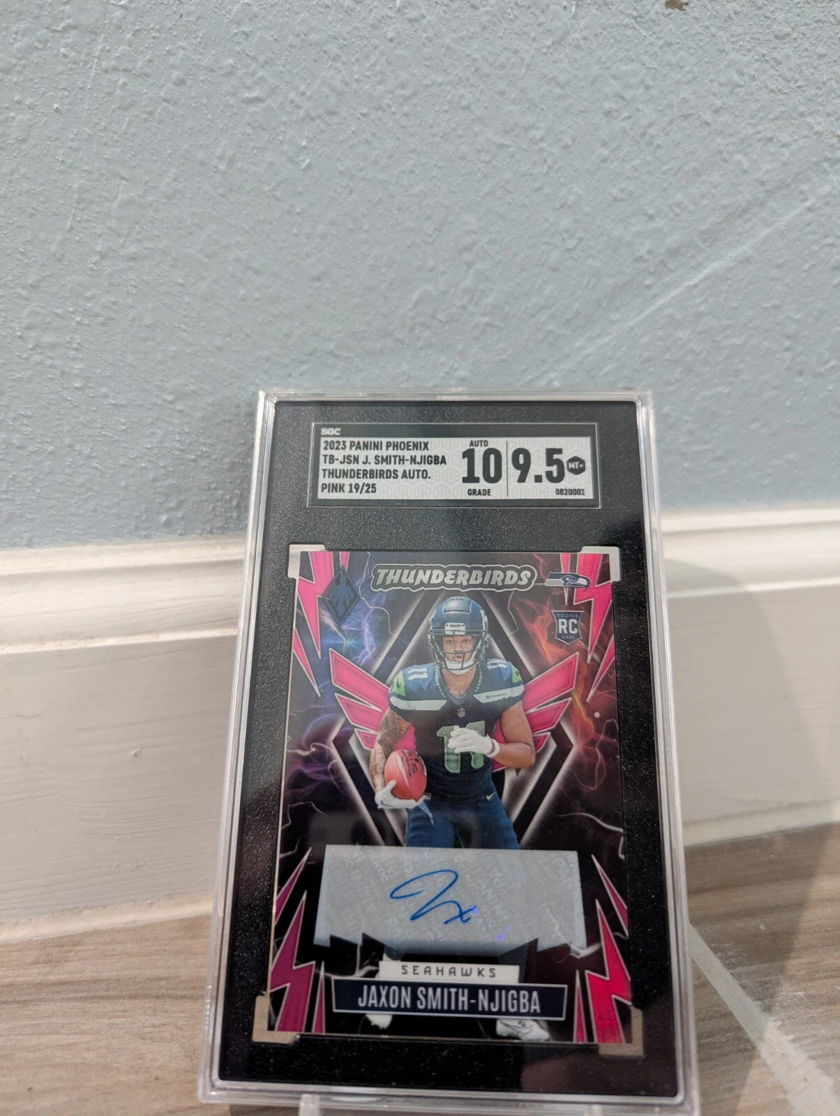 Jaxon Smith-Njigba Panini Phoenix Thunderbirds #TBJSN Pink