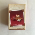 Hallmark Keepsake Christmas Owl Ornament For You Teacher 2005 NIB — photo 1