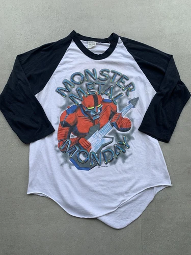 Monster Metal Monday Rock Concert T Shirt Ozzy Osbo 1980s vintage concert t-shirt, vintage, single stitch, B+ condition