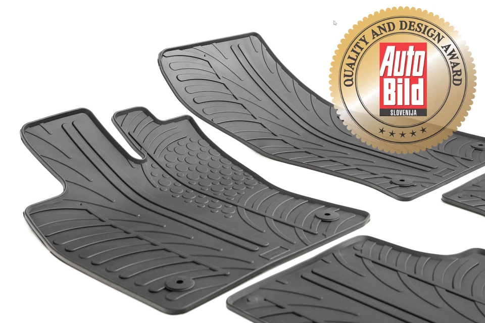 For Toyota Corolla Verso 2004-2009 Car Floor Mats Rubber All Weather Heavy Duty - Imagem 2 de 4