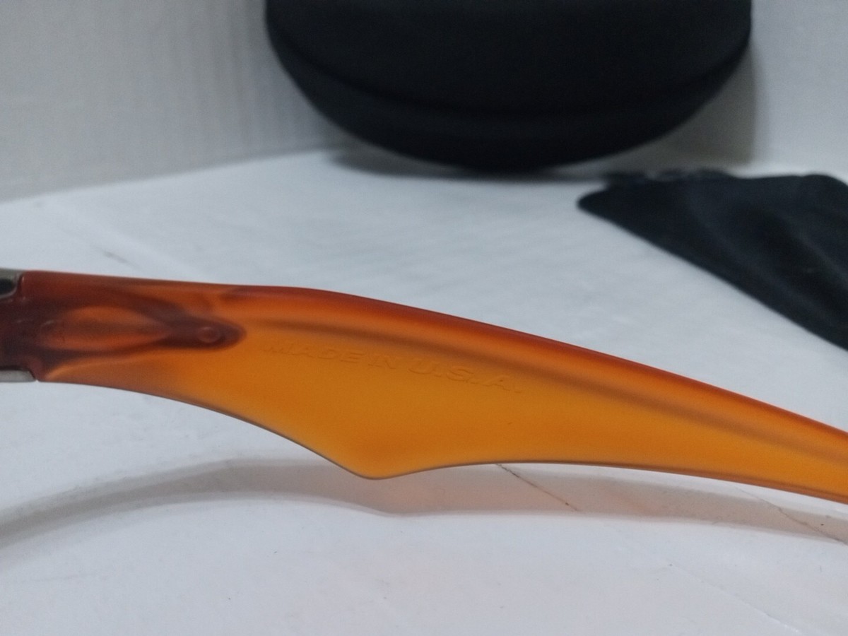 Oakley Scar Persimmon Orange Black Iridium 04-551 RARE | eBay Oakley Scar Persimmon Orange Black Iridium 04-551 RARE | eBay