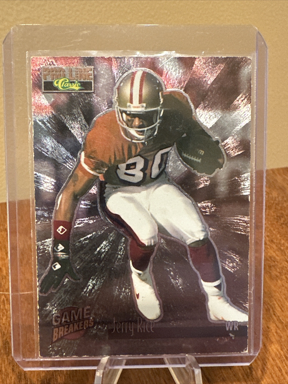 Proline Jerry Rice Jerry Rice 1995 ProLine Classic Game Breakers Card #GB18 San Francisco ...