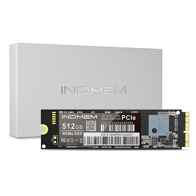 INDMEM 512G PCIe SSD 3D TLC NAND Flash Gen3x4 NVMe Solid State Drive for MacBook