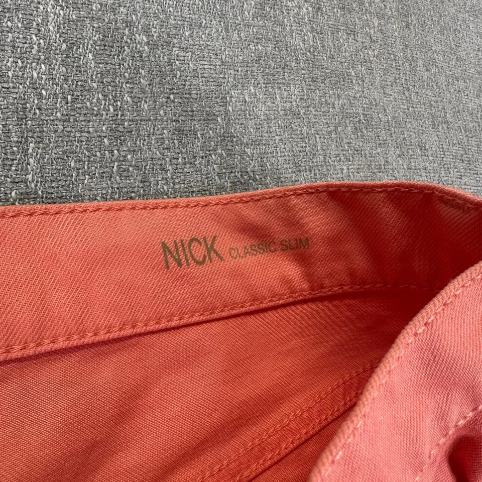 DL1961 Chino Pants Mens 38x29 Pink Nick Classic Slim 360 Comfort Stretch - Image 4 of 4