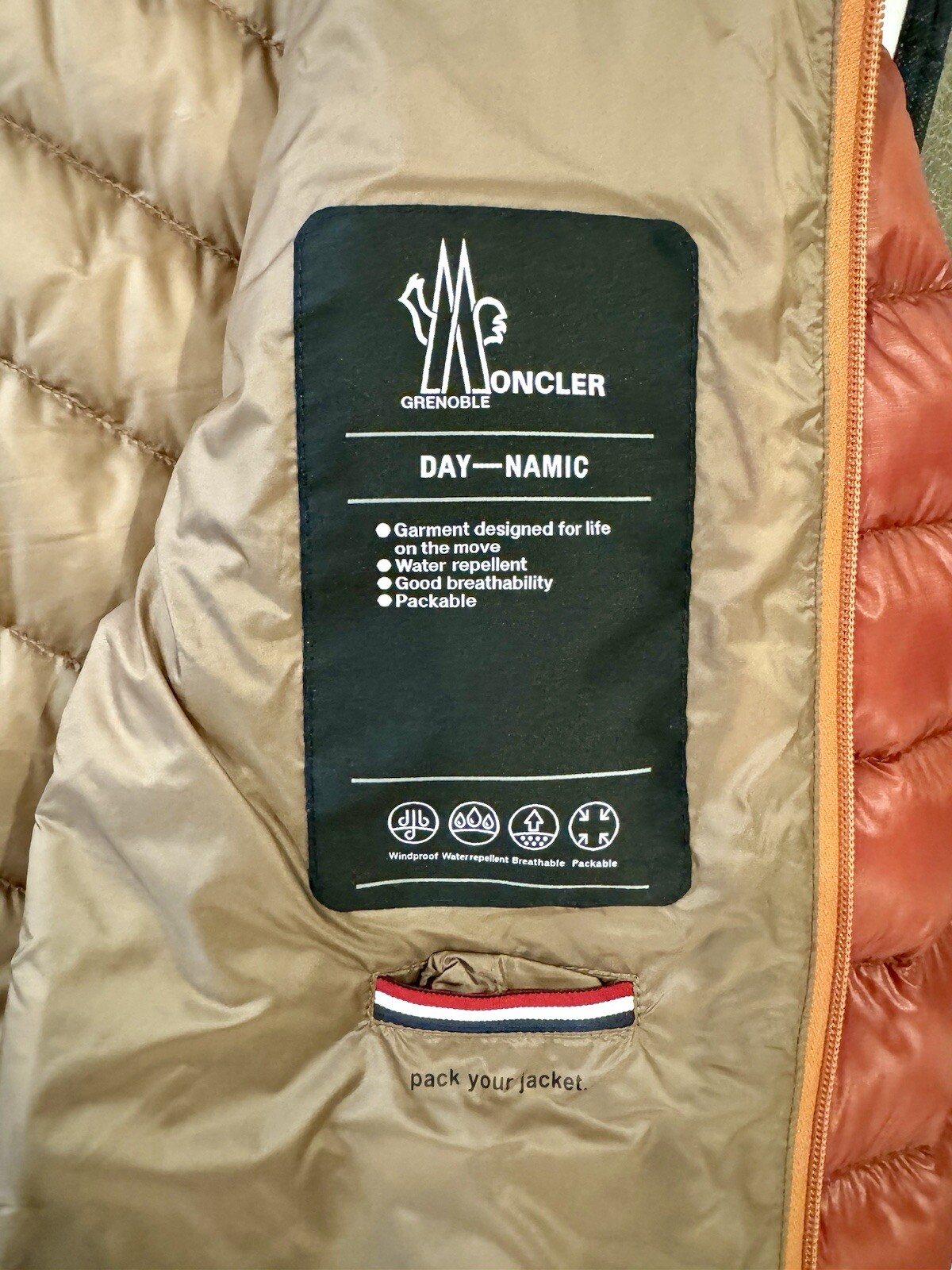 Moncler Hers Packable Short Down Jacket; Size 3 M… - image 2