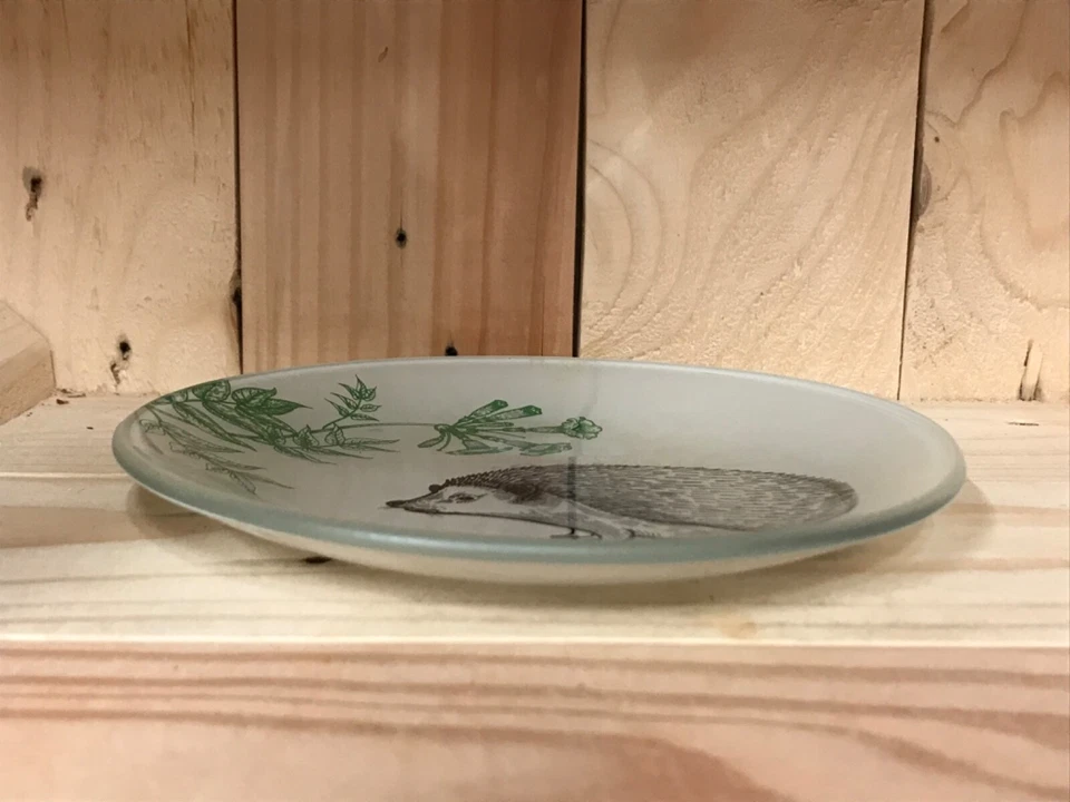 Coupelle/assiette en verre, Linvosges, Hérisson - Photo 3/3