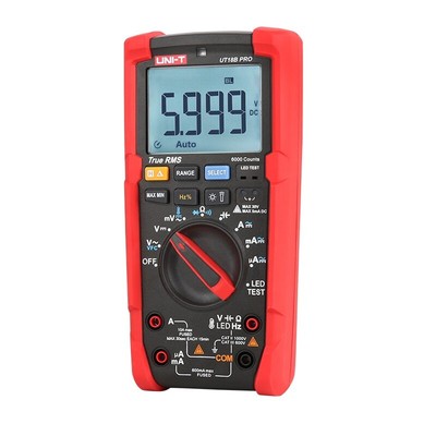 UNI-T UT18B PRO True RMS Digital Multimeter VFC LED Test Voltmeter Ammeter