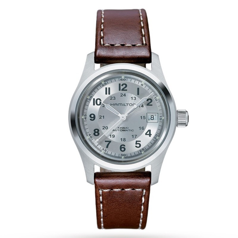 New Hamilton Khaki Field 38MM Automatic Silver Dial Men's Watch H70455553
